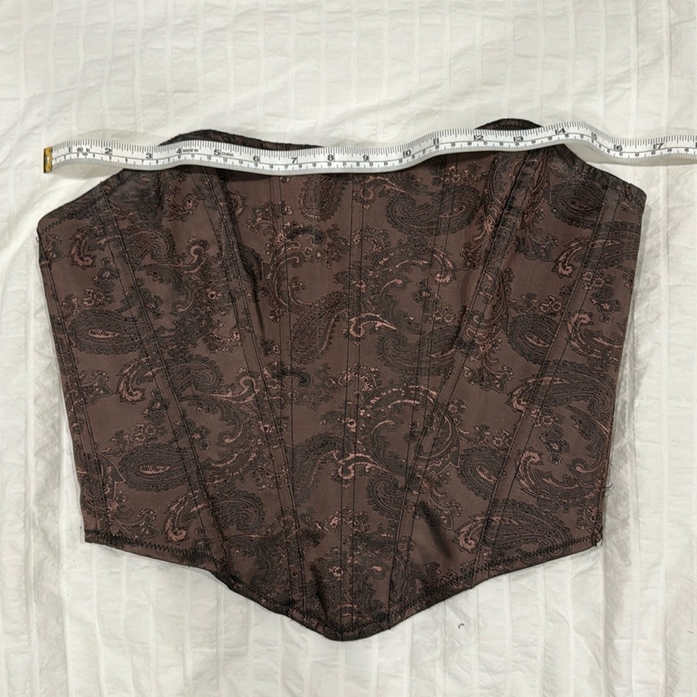 Large brown corset